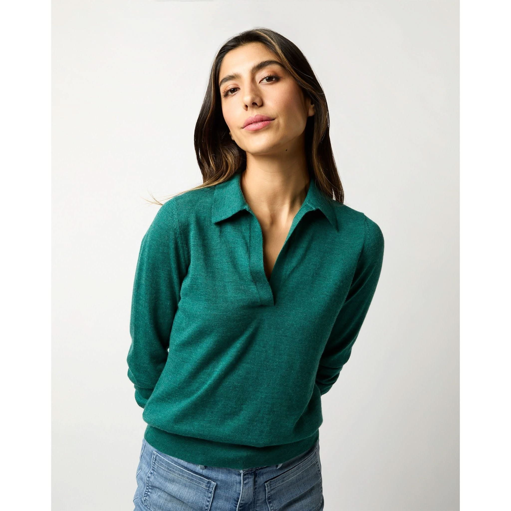 HIghland Green Cashmere Sweater | Highland Green Sweater | Primm's