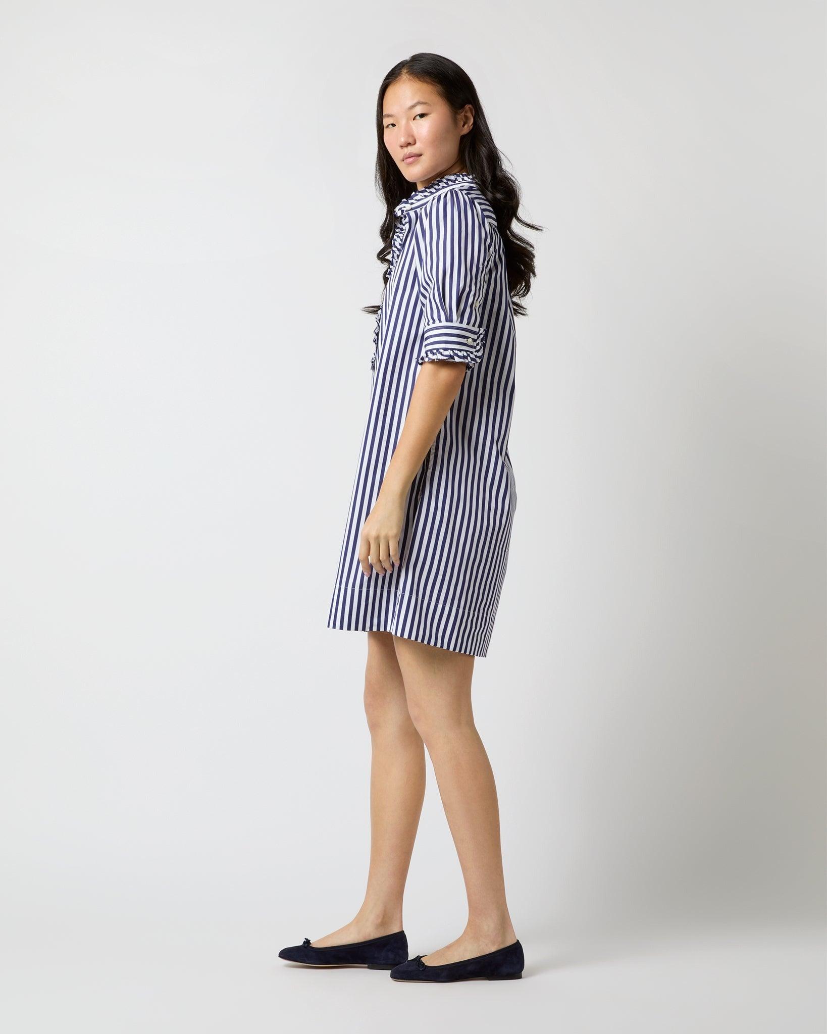 Ann Mashburn Elbow Sleeve Frill Dress - Primm's