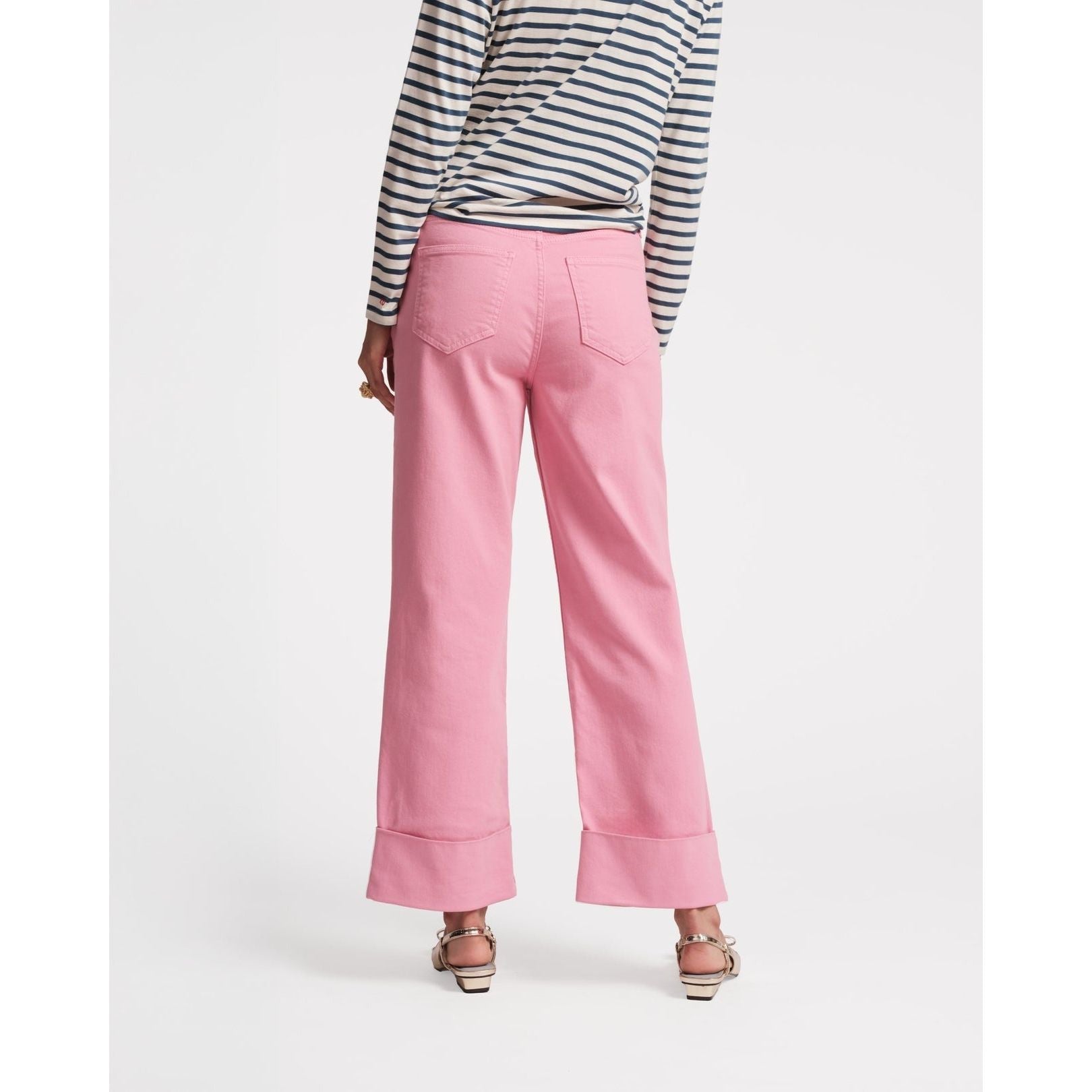 Frances Valentine Smarty Cuffed Jeans Pink