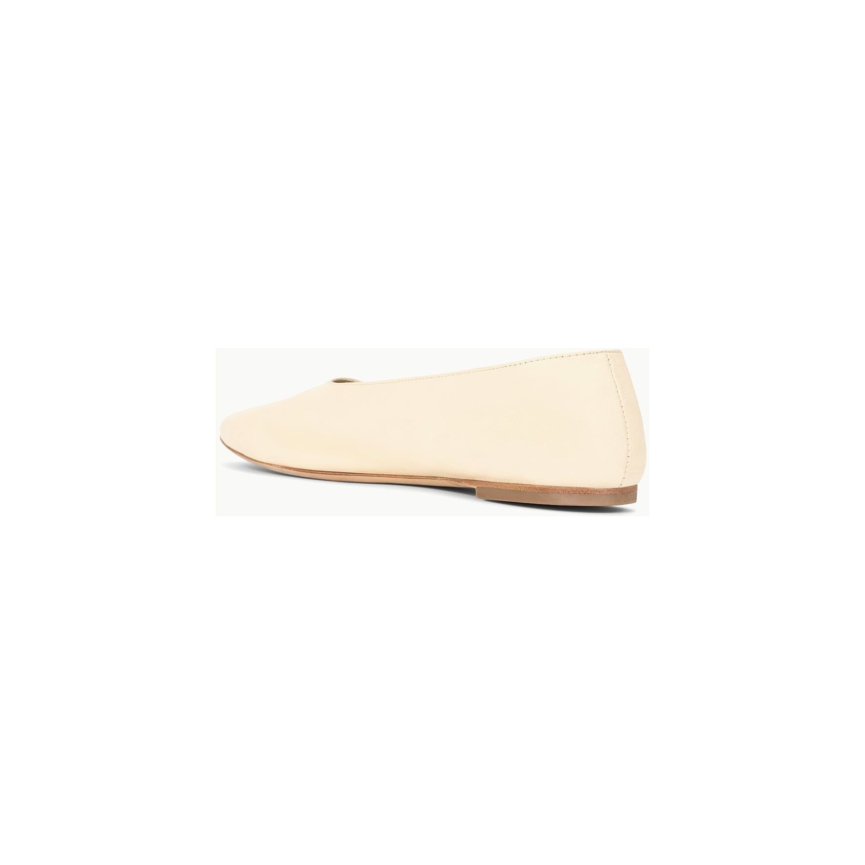 Staud Alba Ballet Flat Cream