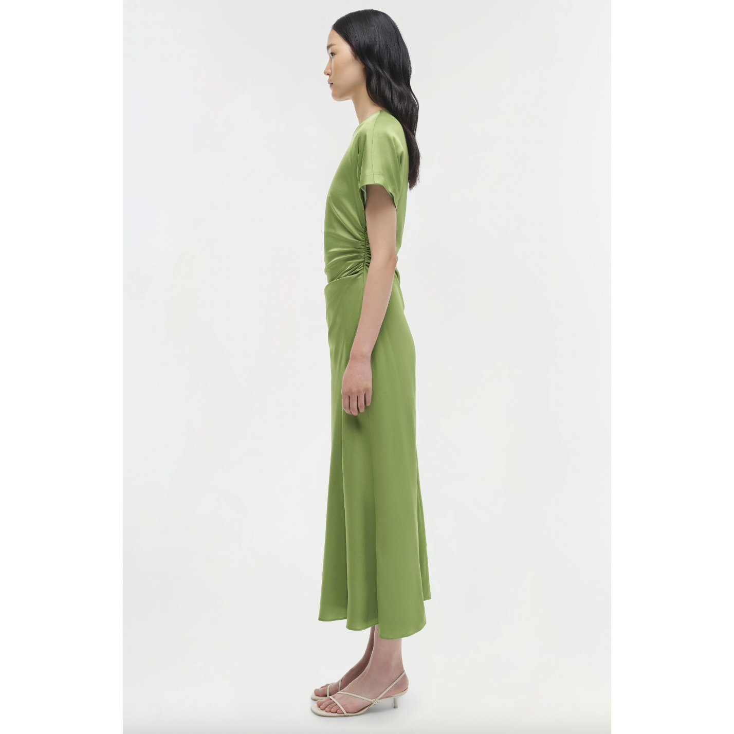 Simkhai Marabella Satin Midi Dress