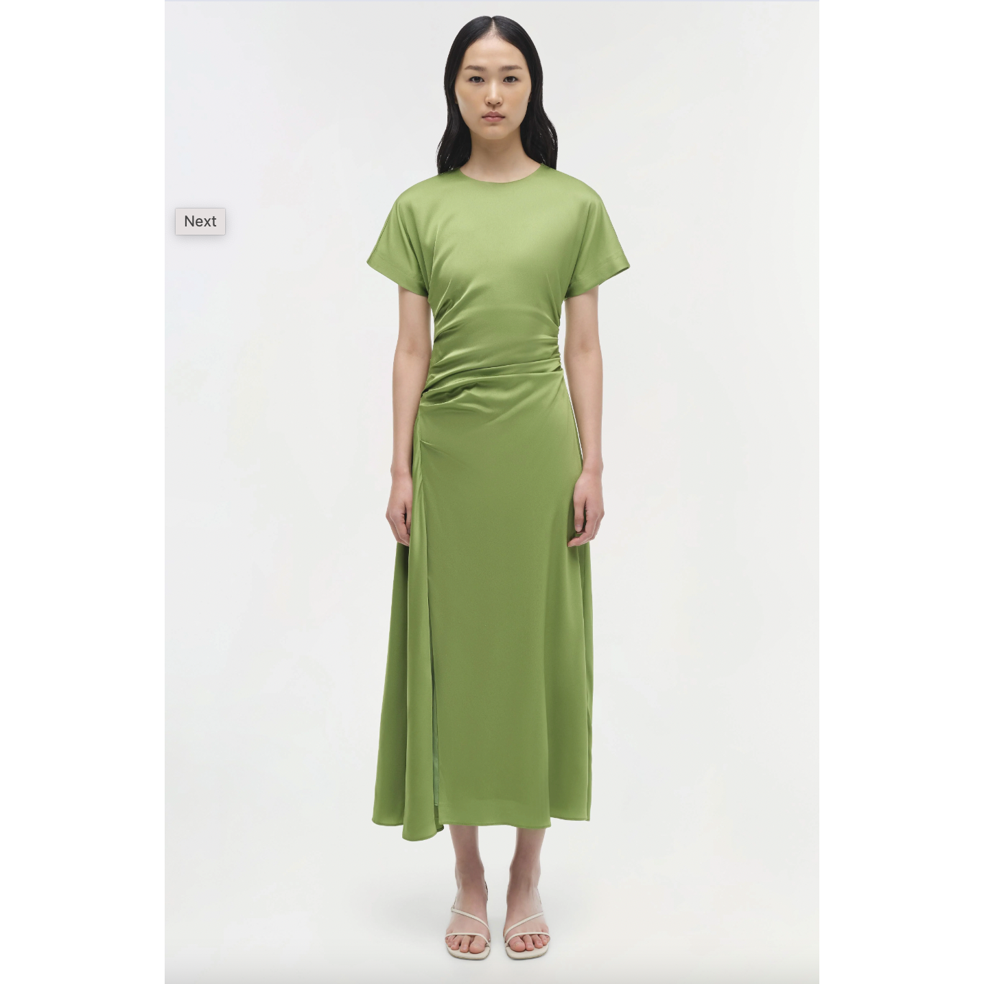 Simkhai Marabella Satin Midi Dress