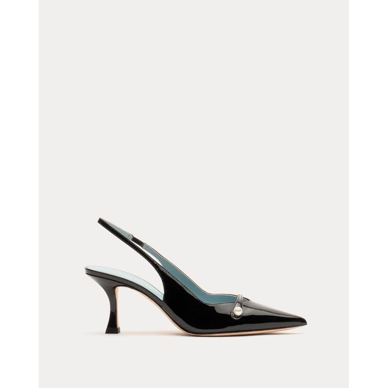 Black Leather Heel | Patent Leather Heel | Primm's