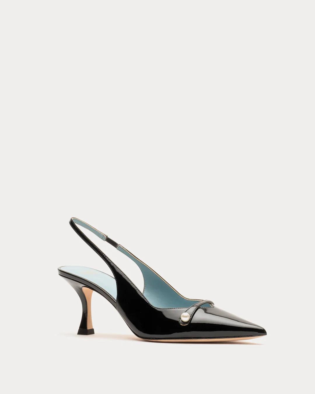 Black Leather Heel | Patent Leather Heel | Primm's