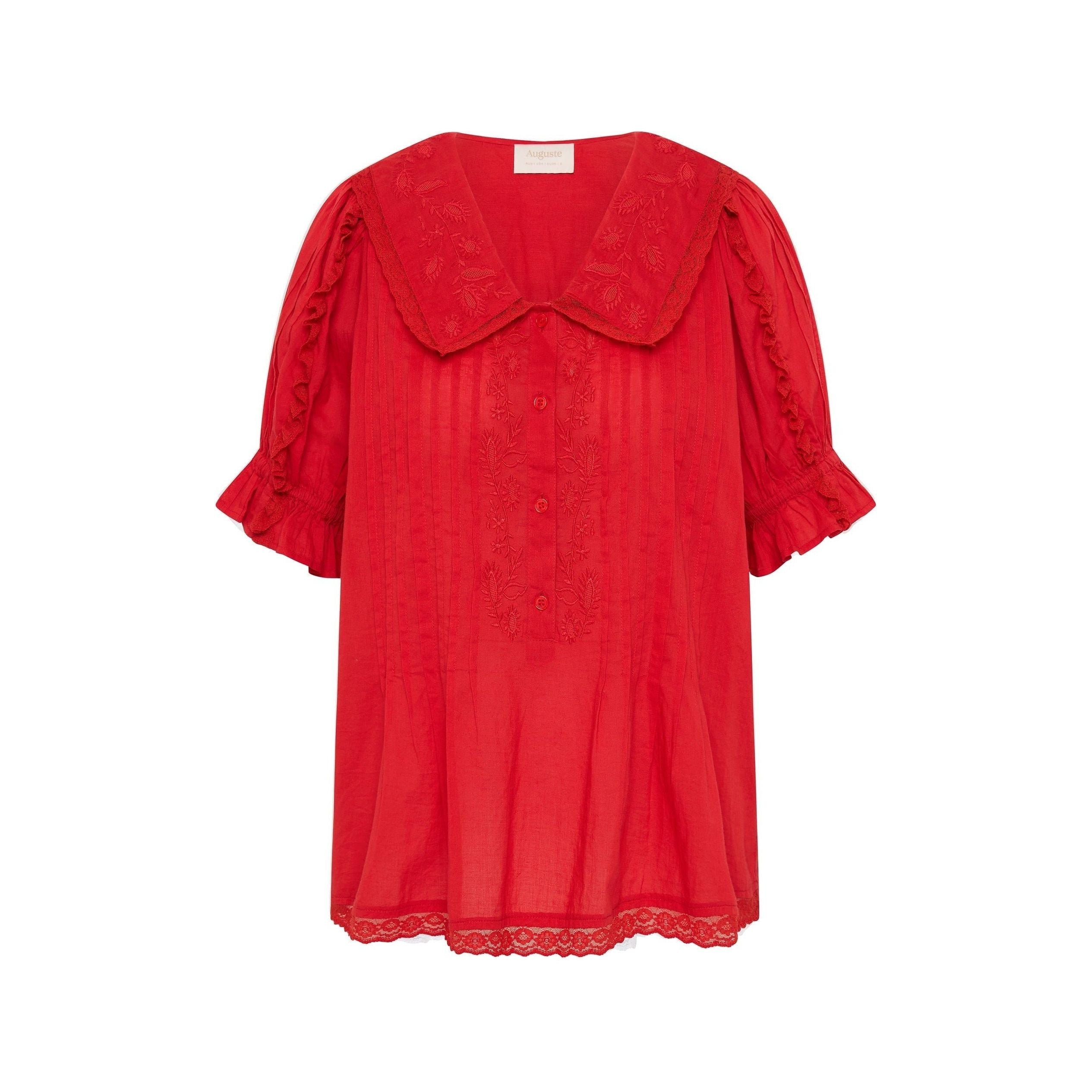 Auguste the Label Ellory Blouse Red