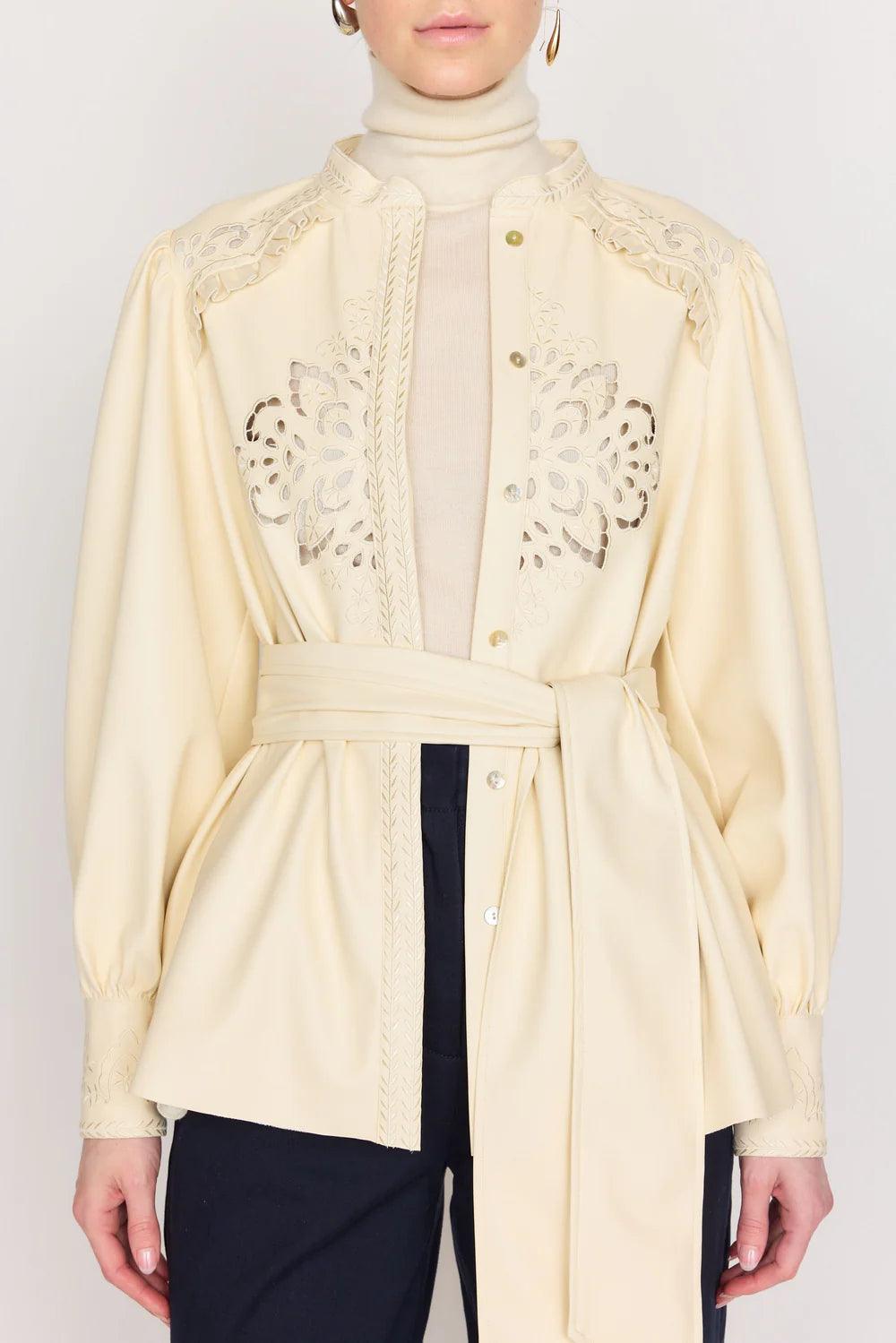 Christy Lynn Irina Jacket - Porcelain - Primm's