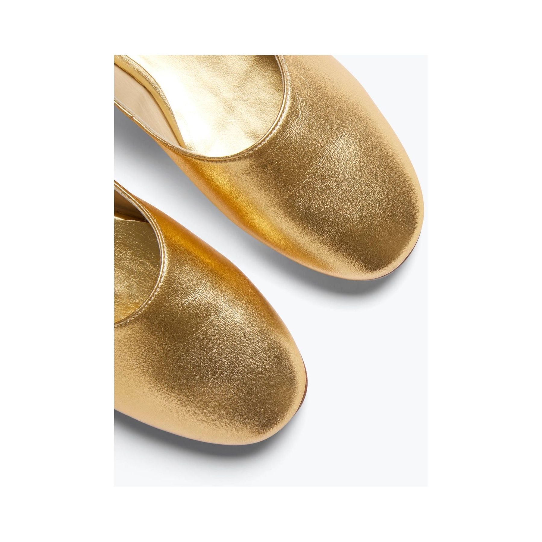 Freda Salvador Aubrey Mary Jane Flat Gold Calf