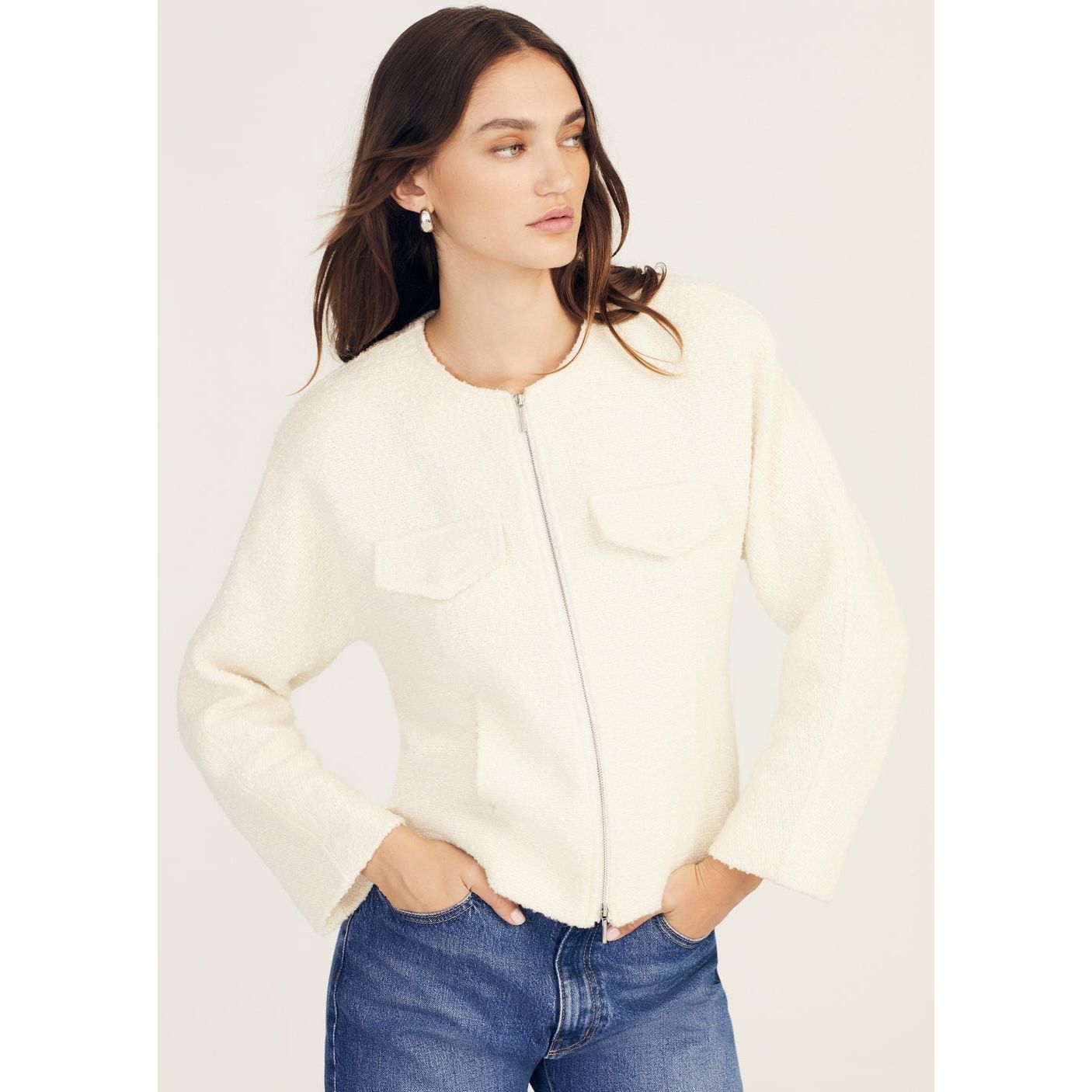 Derek Lam Prewett Zip Front Jacket