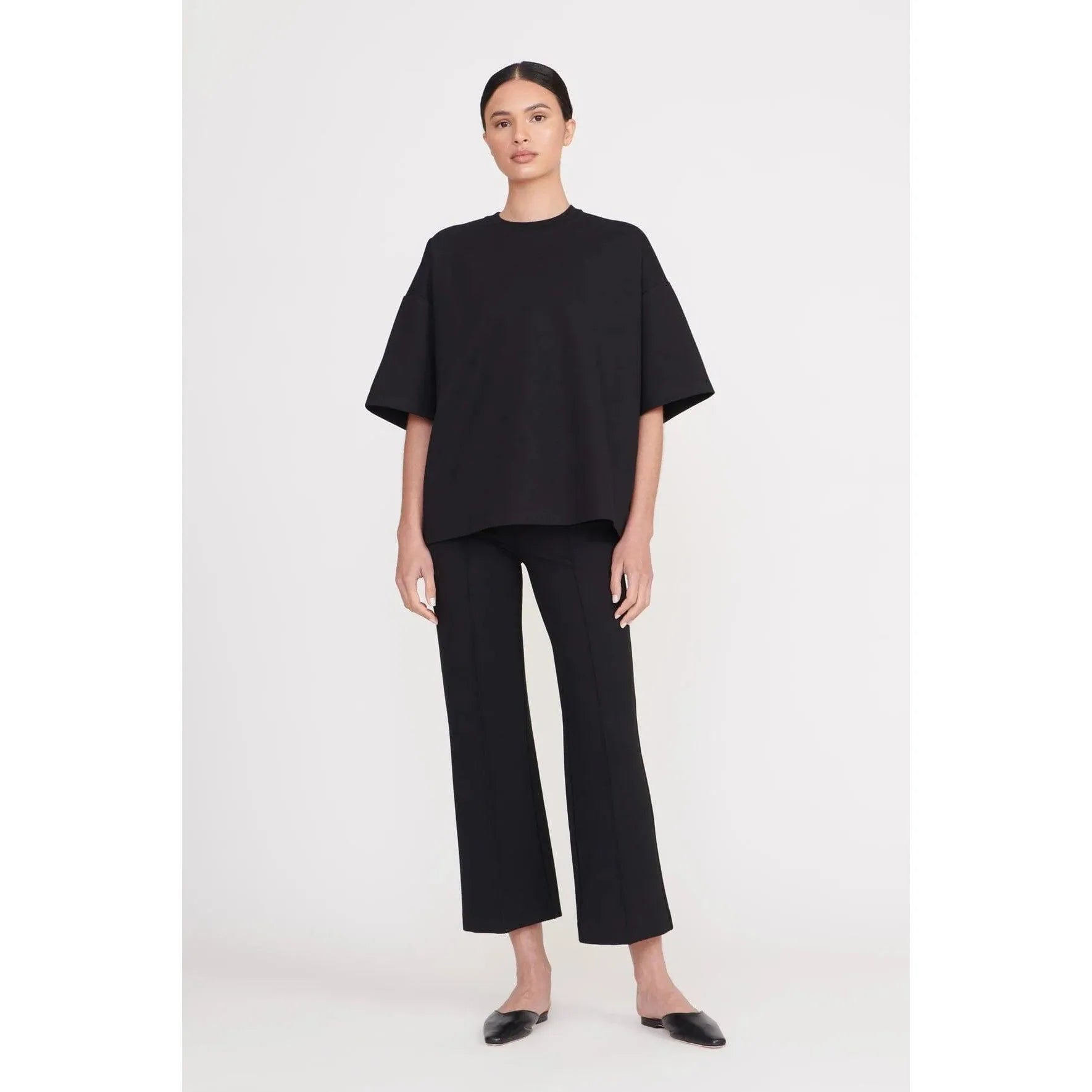 Oversized Crewneck Shirt | Black Capsule Top | Primm's