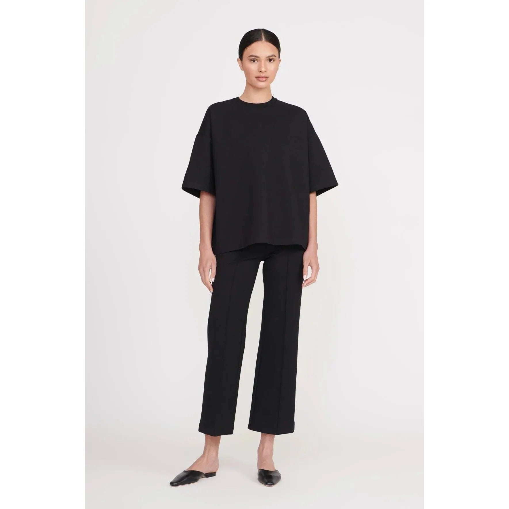 Oversized Crewneck Shirt | Black Capsule Top | Primm's