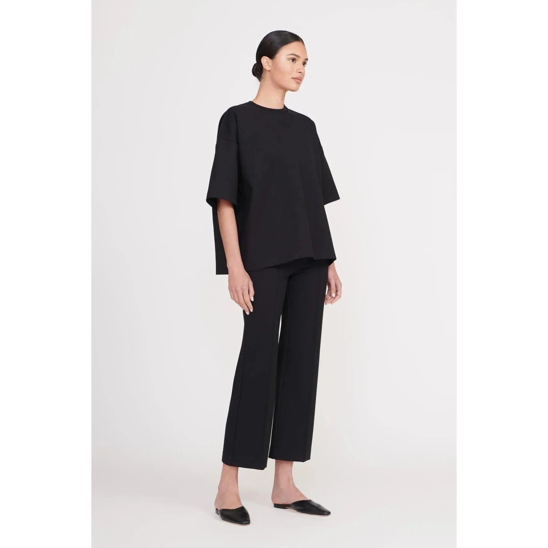 Oversized Crewneck Shirt | Black Capsule Top | Primm's