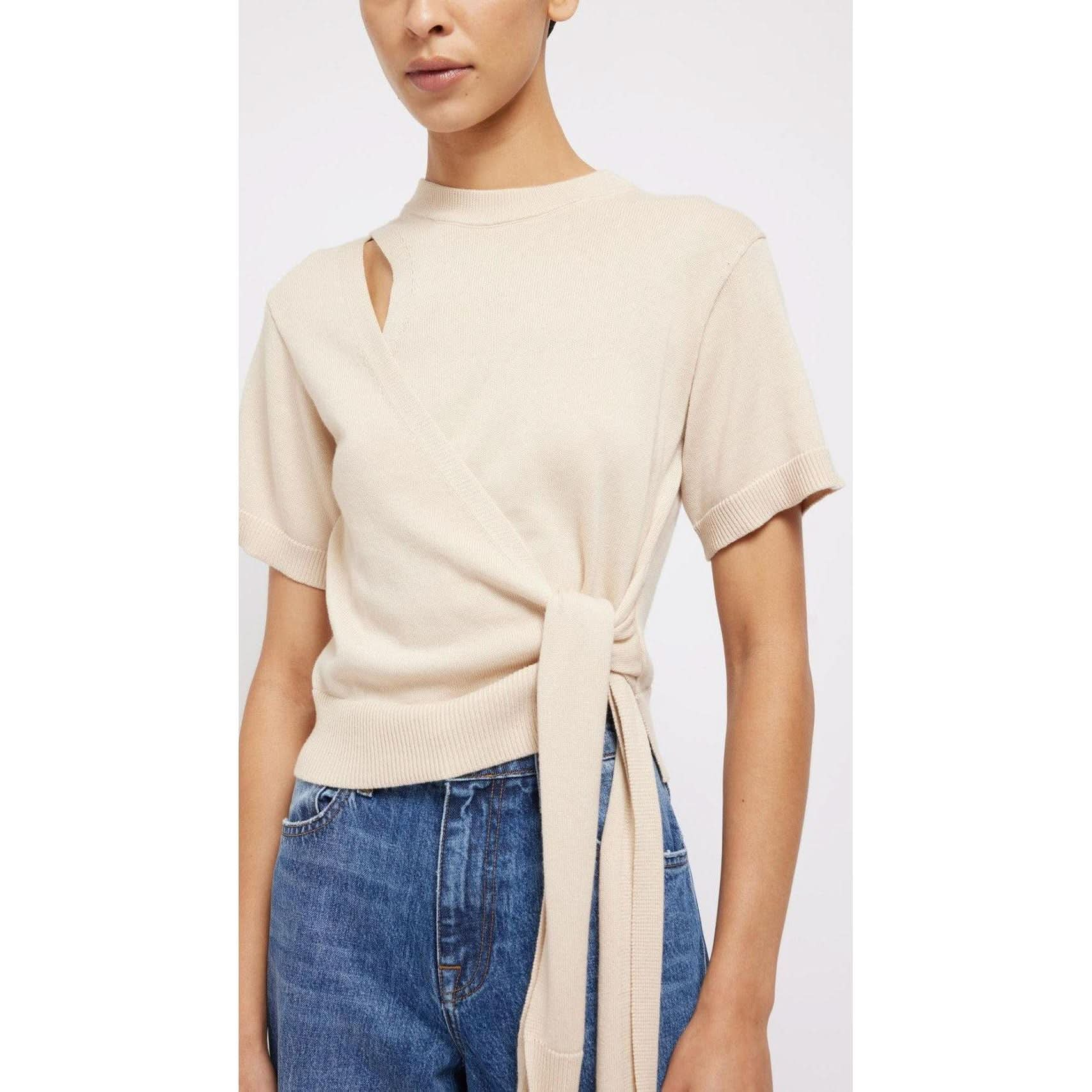 Cotton Cashmere Tee | Hudson Wrap Tee | Primm's