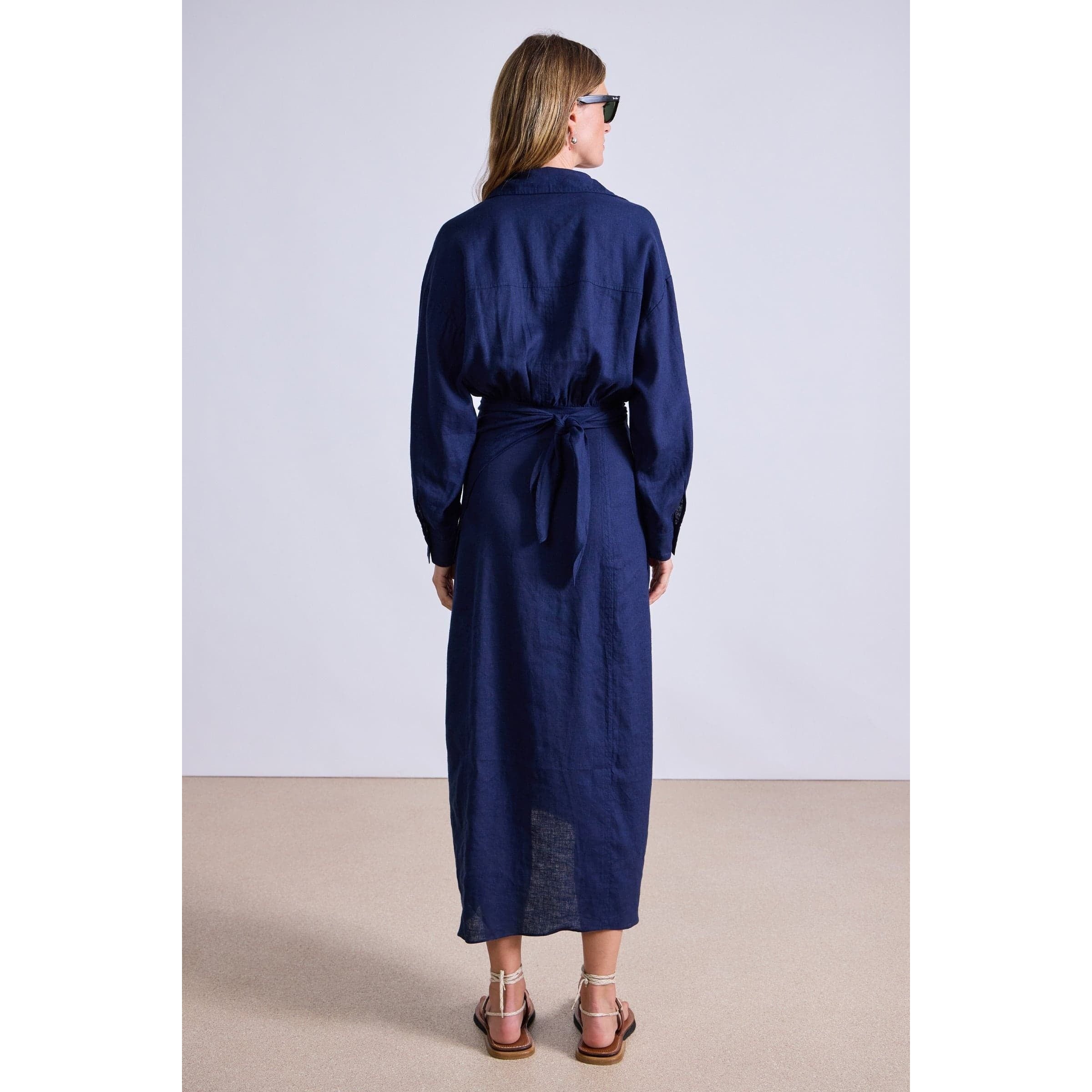 Apiece Apart Alessandra Sarong Shirt Dress