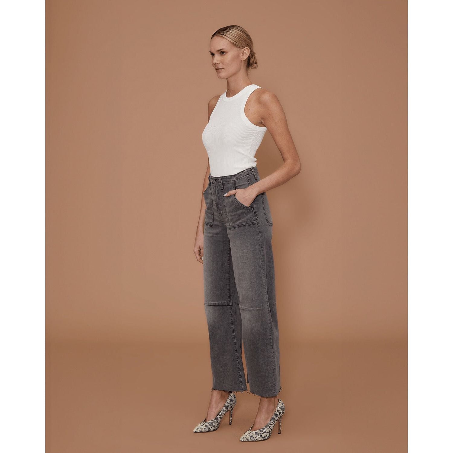 Le Jean Utility Soft Barrel Moonstone