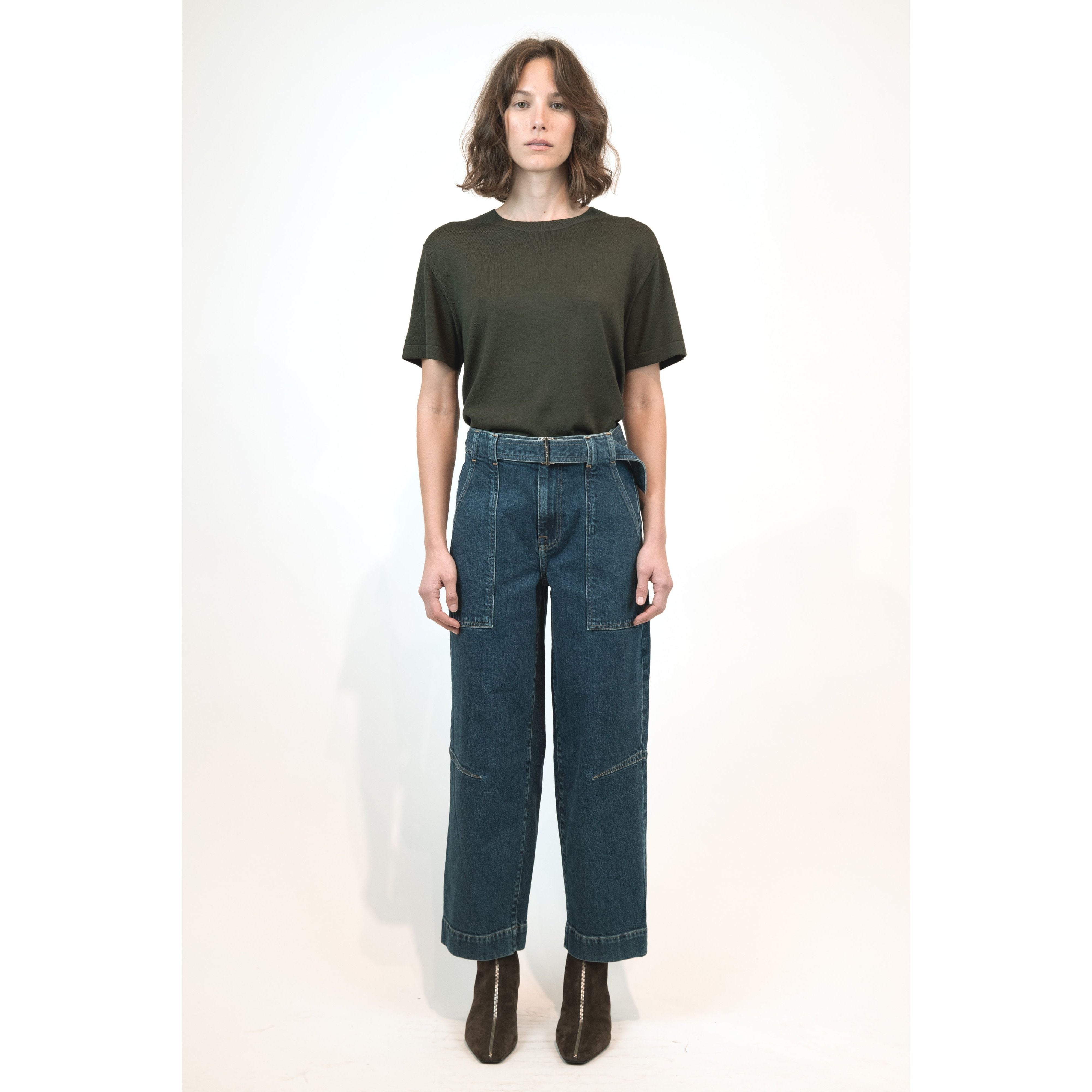 Jenny Belted Crop Pants | Primm's