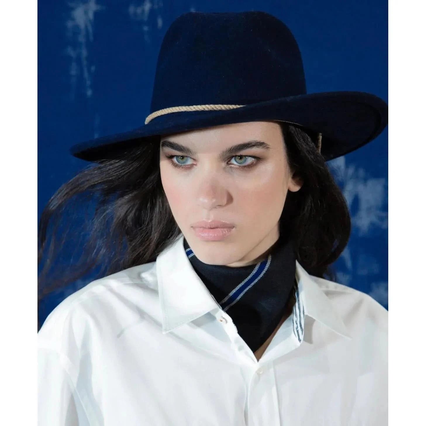 The Salting Felted Wool Hat Navy - Primm's